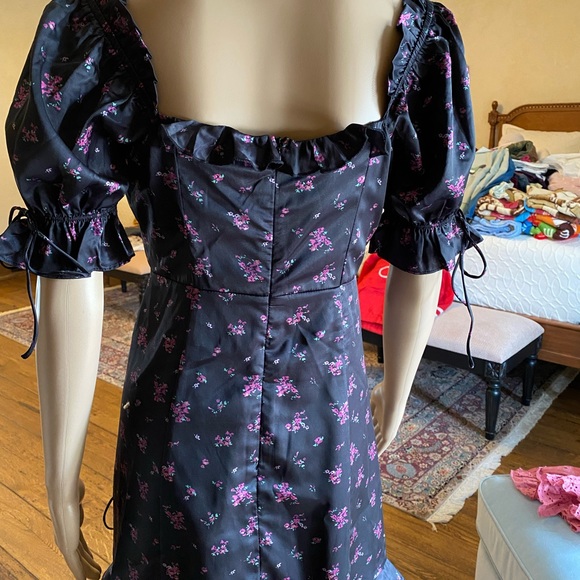 NWT ACOA Collection navy floral dress, size S - Picture 7 of 7